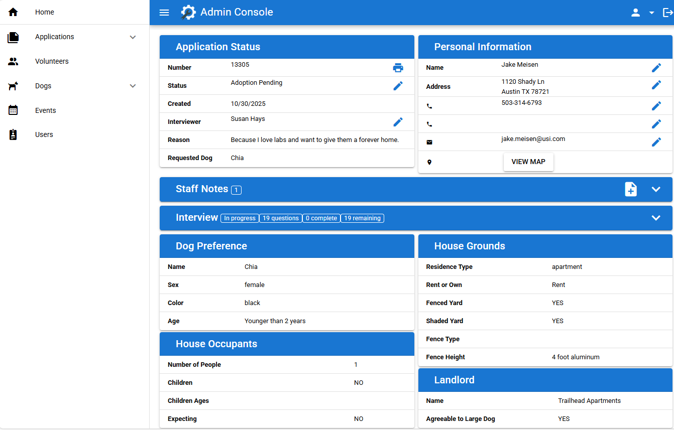 Application Management